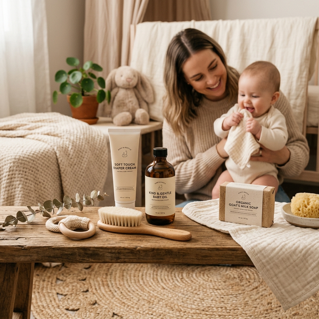Baby Products lifestyle photo for Shopify