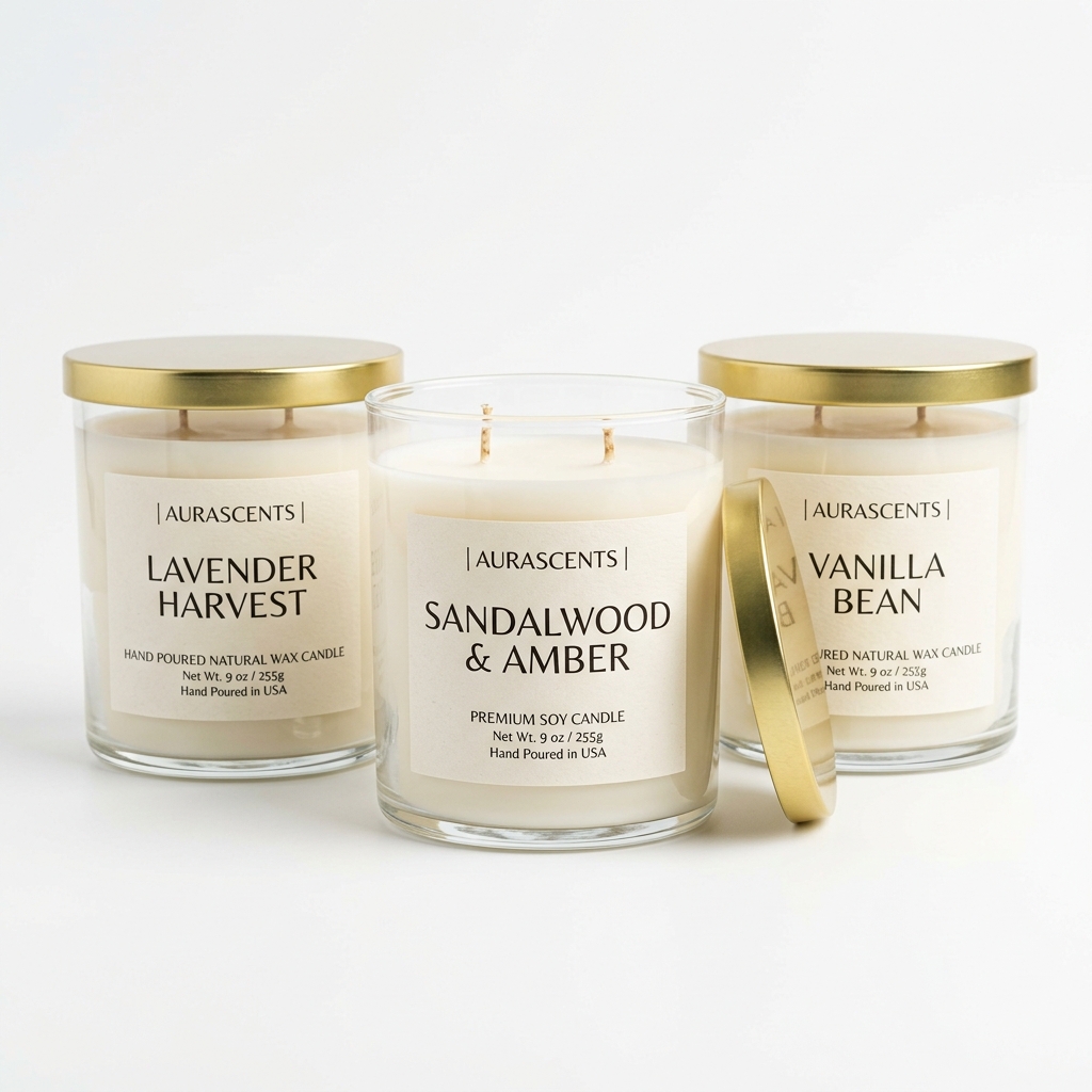 Candles product main photo for Amazon