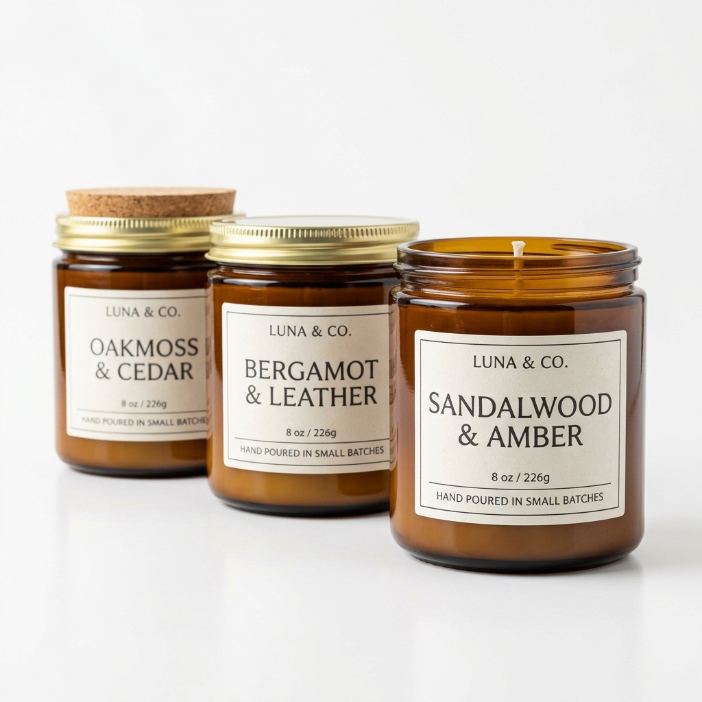 Candles product main photo for Shopify