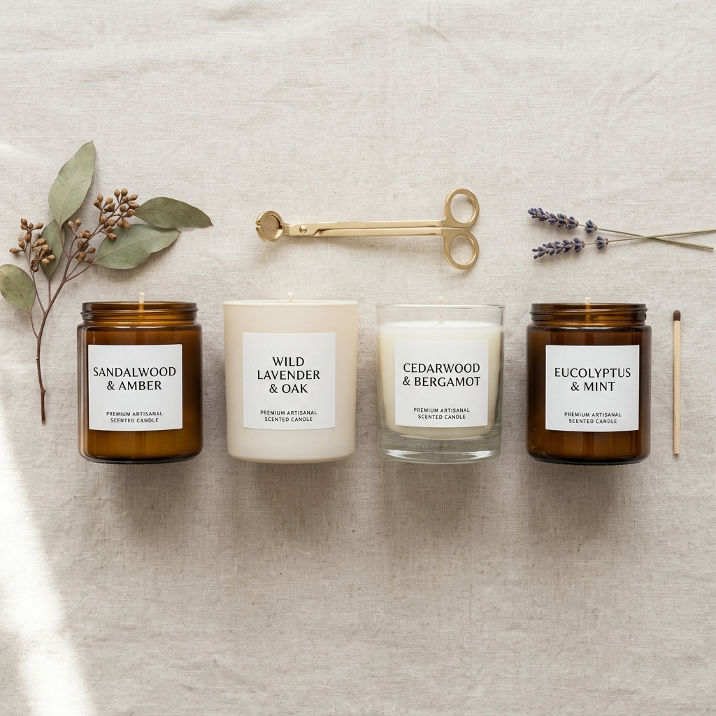 Candles detail photo for Shopify