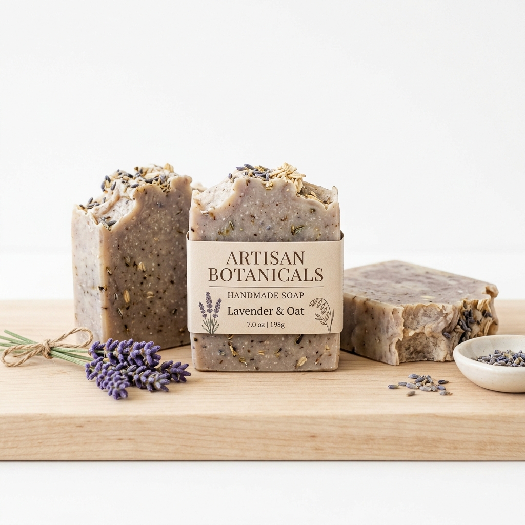 Handmade Soap product main photo for Etsy