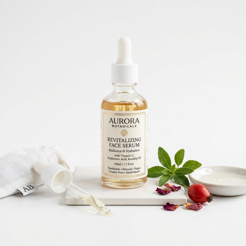 Skincare product main photo for Etsy