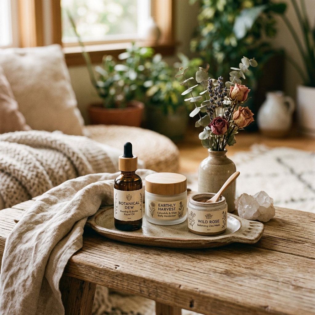 Skincare lifestyle photo for Etsy