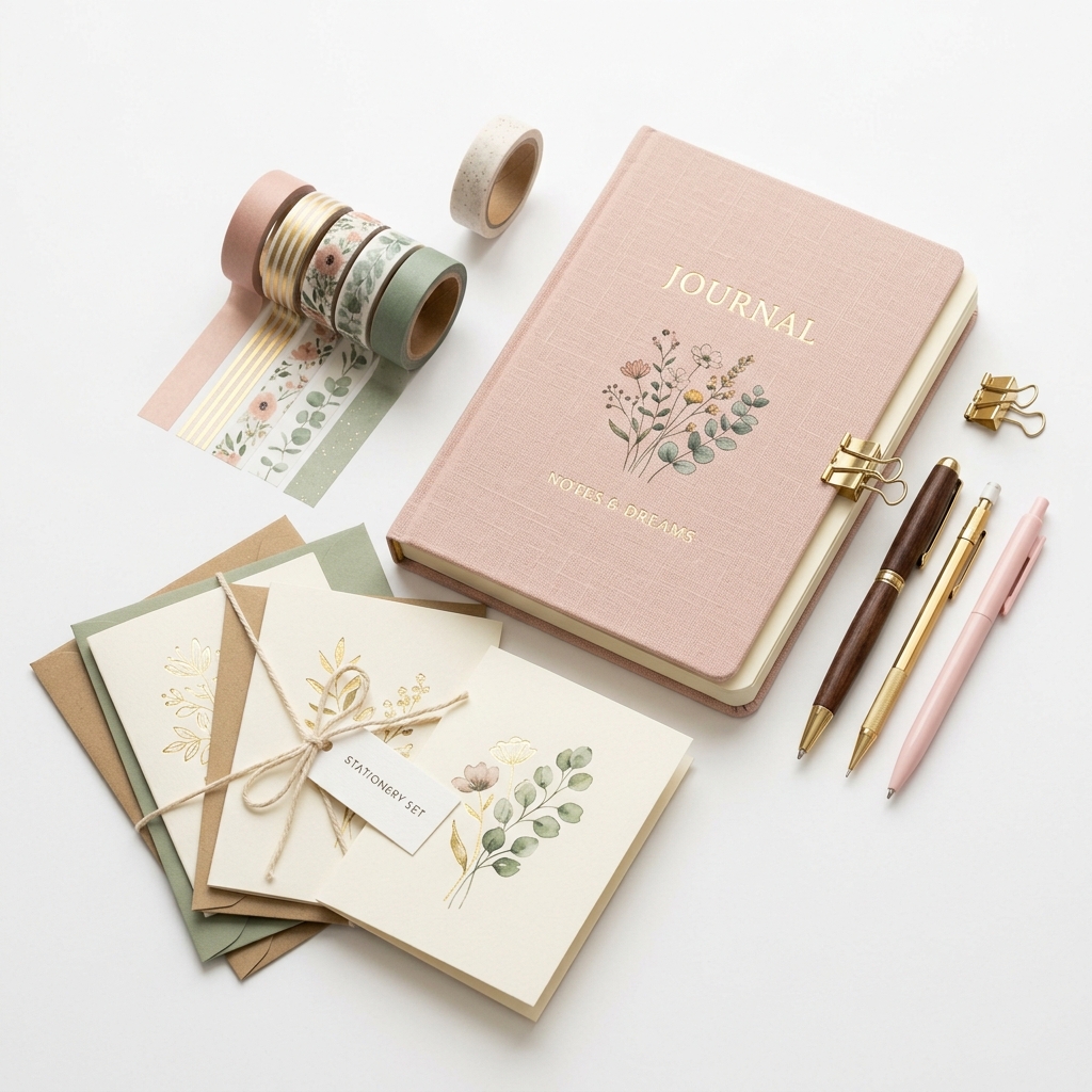 Stationery product main photo for Etsy